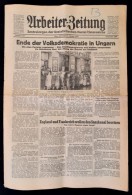 1956 Az Osztrák Arbeiter Zeitung Magyar Forradalomról Tudósító Száma - Non Classificati