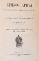 1906 Ethnographia. A Magyar Néprajzi Társaság értesítÅ‘je. Szerk.: Dr.... - Non Classificati