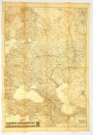 1942 Európai Oroszország Térképe, 1:500000, M. Kir. Honvéd... - Other & Unclassified