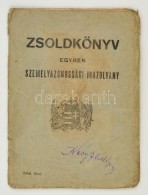 1944-1948 Fényképes Zsoldkönyv FÅ‘hadnagy Részére,  M. Kir. 5. Honvéd... - Otros & Sin Clasificación