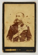 1891 Román Tábornok Kitüntetésekkel / Romanian Royal General With Decorations. Autograph... - Altri & Non Classificati