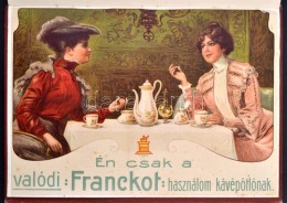 Cca 1900 Franck Henrik Fiai Kávépótló Reklám Nyomtatvány, Díszes... - Advertising