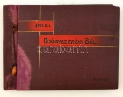 1936 Bp., Életképek A Gyógyszerész Bálból, Albumba Ragasztott... - Altri & Non Classificati