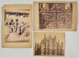Cca 1880-1900 Velence, Nápoly 7db NagyméretÅ± Fotó / Italy. Venice, Naples 7 Large Photos  Ca... - Other & Unclassified