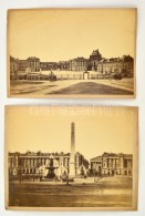 1882 Párizs, Versailles 2 Db NagyméretÅ± Fotó / France, Paris, Versailles. 2 Large Photos  Ca... - Altri & Non Classificati