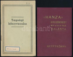 1934-1939 Galánta, A Hanza Szövetkezet Tagsági- és Betétkönyve. - Non Classificati