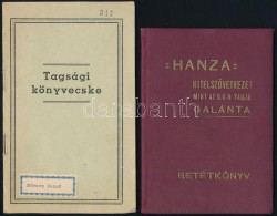 1934-1939 Galánta, A Hanza Szövetkezet Tagsági- és Betétkönyve. - Zonder Classificatie