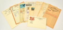 Cca 1930-1938 9 Db Díszes Fejléces Számla és Levélpapír (Lopos Gyula... - Zonder Classificatie