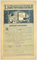 1930 MÁV Alkalmazottainak Rudolf Trónörökös Egyesületének Díszes... - Zonder Classificatie