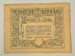 1927 Nemzeti újság ElismerÅ‘ Oklevele 32x24 Cm - Zonder Classificatie