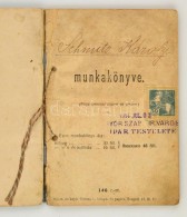 1914-1950 Munkakönyv Hentes Segéd Részére, 20f. Illetékbélyeggel, Viseltes... - Unclassified