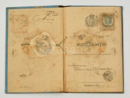 1893-1894 Munkakönyv Géplakatos Részére, Moson, 15 Kr. Illetékbélyeggel,... - Non Classificati