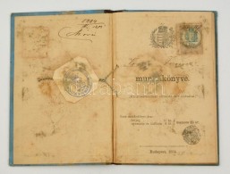 1893-1894 Munkakönyv Géplakatos Részére, Moson, 15 Kr. Illetékbélyeggel,... - Unclassified