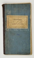 1887-1893 Munkakönyv KéményseprÅ‘ Segéd Részére, ElsÅ‘ Sorban... - Unclassified