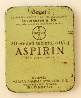 Bayer Aspirin Fém Gyógyszeres Dobozka - Otros & Sin Clasificación