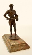 Jelzés Nélkül: Zsóké. Bronz, Márvány Talapzaton, M:17 Cm, - Altri & Non Classificati