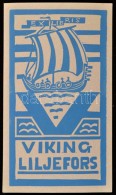 Bertel Kaukoja Finn Viking Ex Libris. X3. Linómetszet  75x135 Mm - Altri & Non Classificati