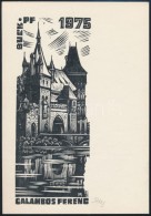 Fery Antal (1908-1944): Városliget, Vajdahunyad Vára  Ex Libris. Linó, Papír, Jelzett,... - Autres & Non Classés