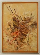 Kovács György (1929-2013): Erdély 1989. Olaj, Farost, Jelzett, Keretben, 70×50 Cm - Altri & Non Classificati