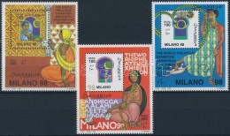 ** 1998 Nemzetközi Bélyegkiállítás; Milánó Sor Mi 688-690 - Other & Unclassified