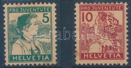 * 1915 Pro Juventute Sor Mi 128-129 - Andere & Zonder Classificatie