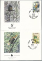 1995 WWF: Királyamazon Sor Mi 1222-1225 4 Db FDC-n - Altri & Non Classificati