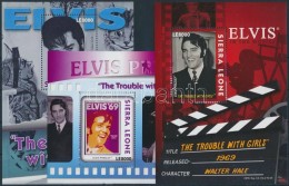 ** 2010 Elvis Blokksor (Mi 643 Hiányzik) Mi 640-642 - Altri & Non Classificati