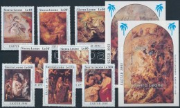 ** 1991 Rubens Festmény Sor Mi 1593-1600 + Blokksor Mi 153-154 - Otros & Sin Clasificación