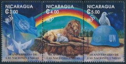 ** 1995 ENSZ Sor Hármascsíkban Mi 3615-3617 - Altri & Non Classificati