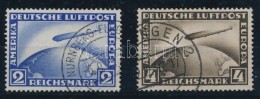 O 1928 Zeppelin Sor Mi 423-424 - Andere & Zonder Classificatie