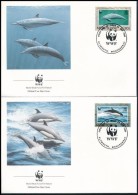 1990 WWF: Delfin Sor Mi 786-789 4 Db FDC-n - Altri & Non Classificati