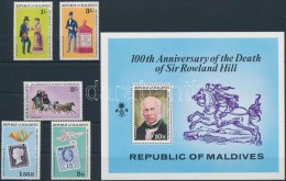 ** 1979 Rowland Hill Sor Mi 816-820 A + Blokk 56 - Altri & Non Classificati