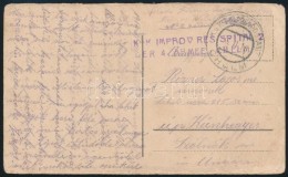 1918 Tábori Posta Képeslap 'KuK IMPROV RES SPITAL 2 DER 4 ARMEE CHELM' + 'EP CHOLM' - Other & Unclassified