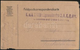 1917 Tábori Posta LevelezÅ‘lap 'K.u.k Militärsägewerke 2.A.K.Q.Abt.' - Otros & Sin Clasificación