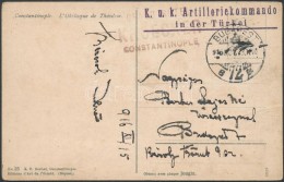 1916 Tábori Posta Képeslap / Field Postcard 'K.u.k. Artilleriekommando In Der Türkei' - Andere & Zonder Classificatie