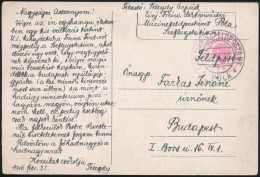 1916 Képeslap 'K.u. K. Seeflugstation Pola' +  'MFP POLA C' - Other & Unclassified