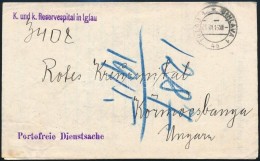 1915 Tábori Posta Levél 'K. Und K. Reservespital In Iglau' - Other & Unclassified