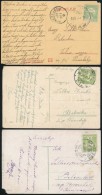 1910 5 Db Képeslap Turul Bélyeggel - Altri & Non Classificati
