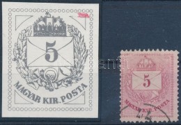 O 1881 5kr Jobb Felül Vésésjavítással (ex Lovász) - Altri & Non Classificati