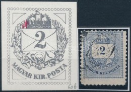 O 1881 Színesszámú 2kr Korona Meletti Vésetjavítással, Ritka (ex... - Andere & Zonder Classificatie