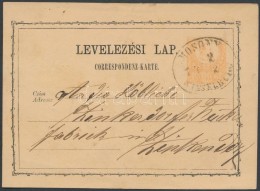 1874 Díjjegyes LevezÅ‘lap 'MOSONY WIESELBURG' - Altri & Non Classificati