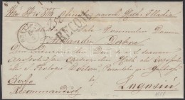 1866 Ajánlott / Registered Ex Offo 'ORAVICZA' + 'RECOM' - 'TEMESVÁR RECOMMANDIRT' 'LUGOS' - Other & Unclassified