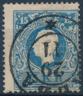 O 1858 15kr I. Lemezhibás Bélyeg ,,ALBA' - Other & Unclassified