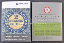 2 Db David Feldman árverési Katalógus 2012 + 2016 - Altri & Non Classificati