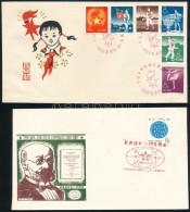 Kínai Népköztársaság  1958-1987 4 Db FDC - Andere & Zonder Classificatie