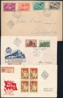 1950-1953 3 Db FDC - Other & Unclassified