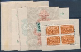 ** * O 1938-1947 9 Db Vegyes MinÅ‘ségÅ± Blokk és Kisív - Other & Unclassified