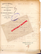 88 - EPINAL - LETTRE ASSOCIATION INDUSTRIELLE DE L' EST- BOERINGER ZURCHER- DEPOT TOILES PEINTES- 1892 - Old Professions