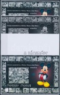 ** 2014/12 Mickey Mouse 4 Db-os Emlékív Garnitúra (28.000) - Andere & Zonder Classificatie