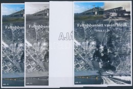 ** 2016/08 Felrobbantott Vasúti Hidak 4 Db-os Emlékív Garnitúra (28.000) - Andere & Zonder Classificatie